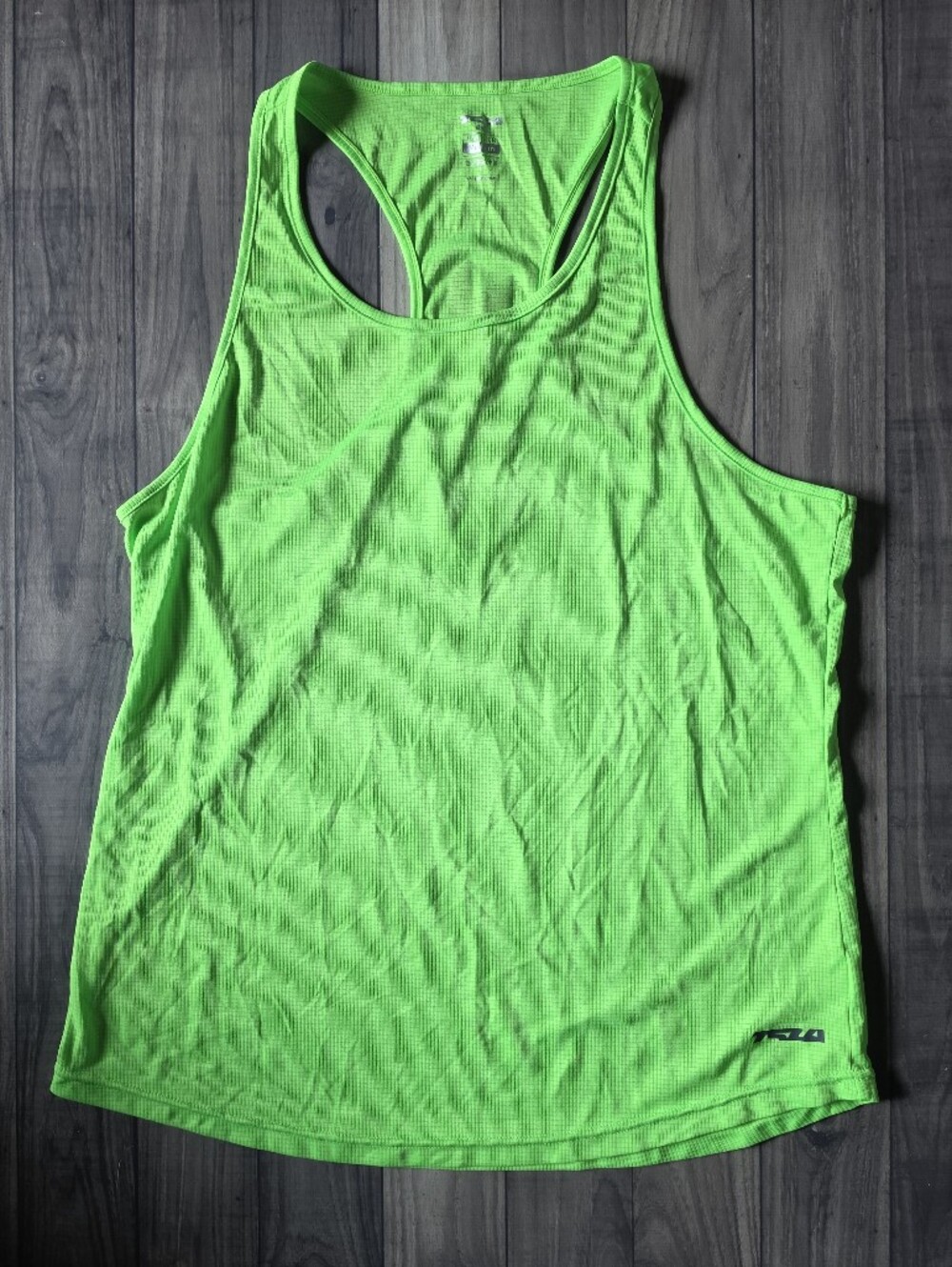 Tsla Neon Green Racerback Tank Top